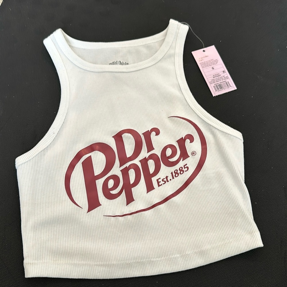 Custom made crop Dr. Pepper Tank